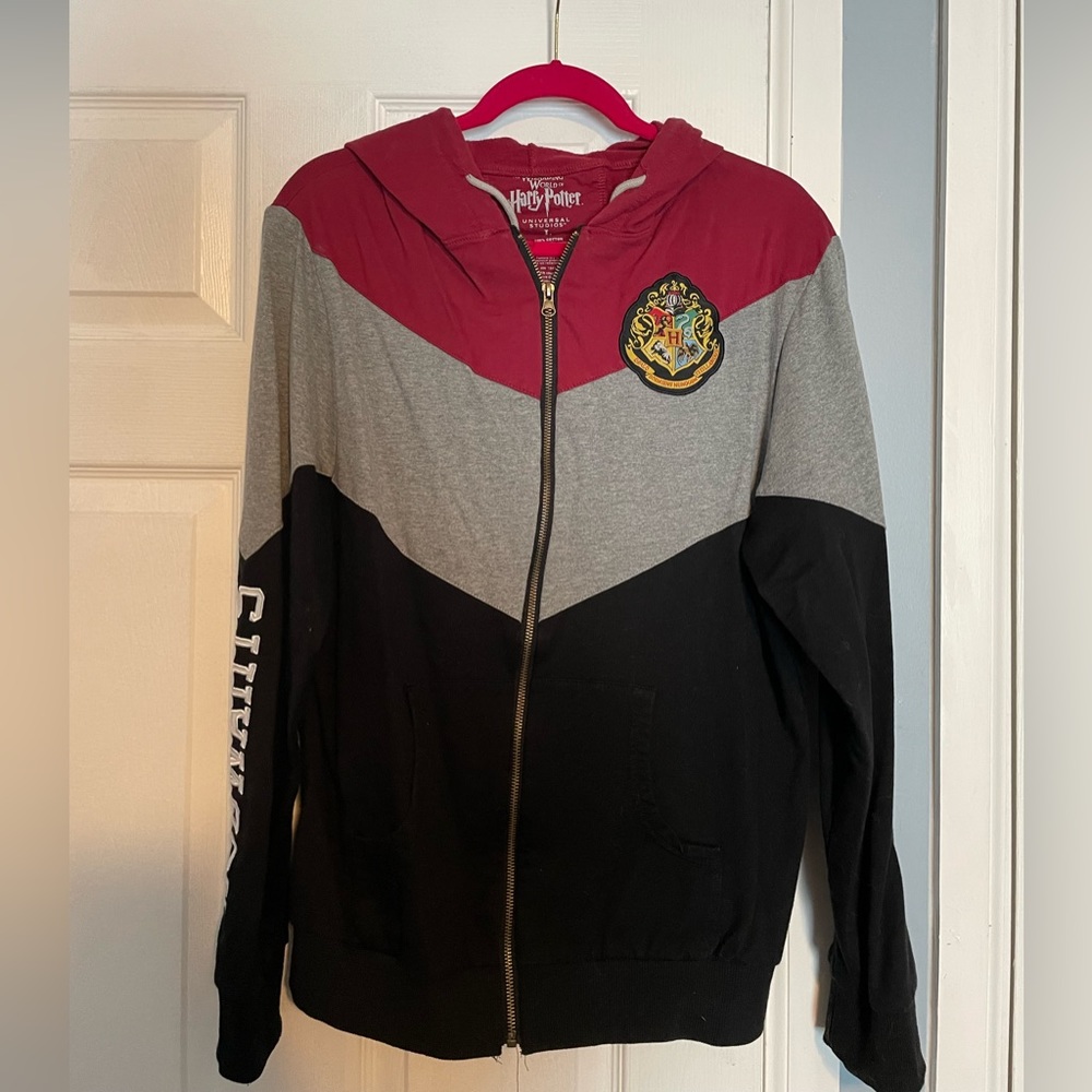 Hogwarts zip up hoodie